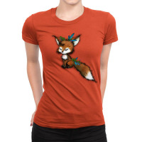 Spirit Fox   Totem Animal Ladies Fitted T-shirt | Artistshot