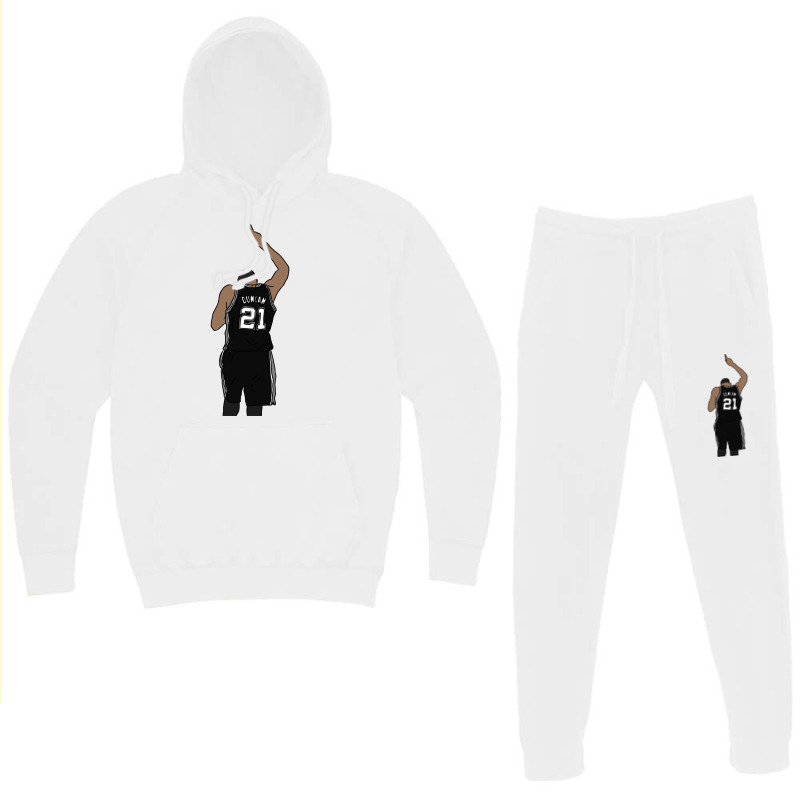 Tim Duncan Pointing Up Hoodie & Jogger set by giatastemimaf | Artistshot