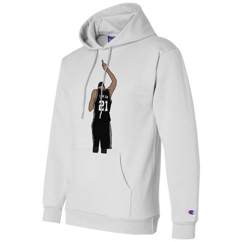 Tim Duncan Pointing Up Champion Hoodie by giatastemimaf | Artistshot