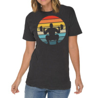 Squat T  Shirt Squat Silhouette On A Distressed Retro Sunset Print T Vintage T-shirt | Artistshot