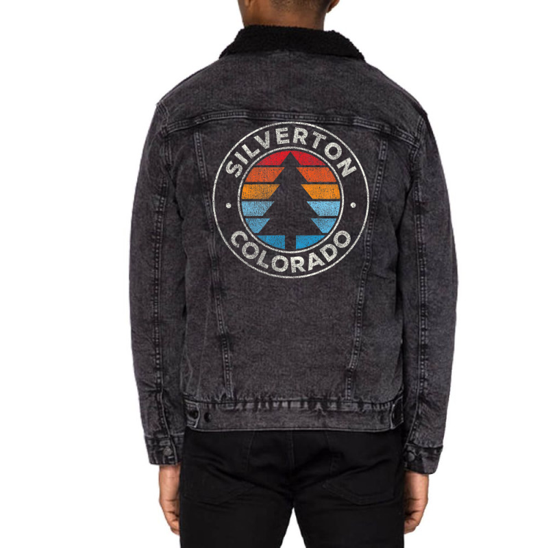 Trending Silverton Colorado Co Vintage Retro 70s Unisex Sherpa-lined Denim Jacket | Artistshot