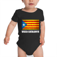 Womens Catalonia Catalunya Catalan Flag Independence V Neck T Shirt Baby Bodysuit | Artistshot