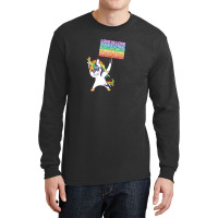 Social Justice Unicorn Activist Sign Equity Protest Inclusive Climate Long Sleeve Shirts | Artistshot