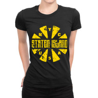 Artistshort Trending Staten Island-mo7ph Ladies Fitted T-shirt | Artistshot