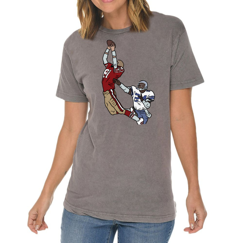 Dwight Clark The Catch Vintage T-shirt | Artistshot