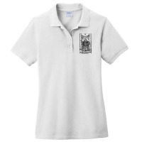 Justice Tarot Card   Major Arcana   Fortune Telling   Occult Ladies Polo Shirt | Artistshot