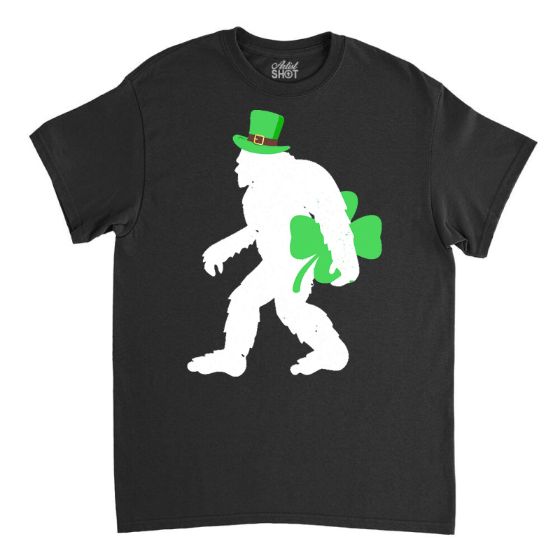 St Patricks Day Bigfoot Clover T  Shirt St Patricks Day Bigfoot Clover Classic T-shirt | Artistshot