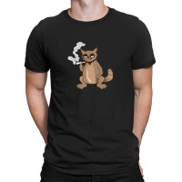 Funny Thug Cat Standing In 2 Feet T-shirt | Artistshot