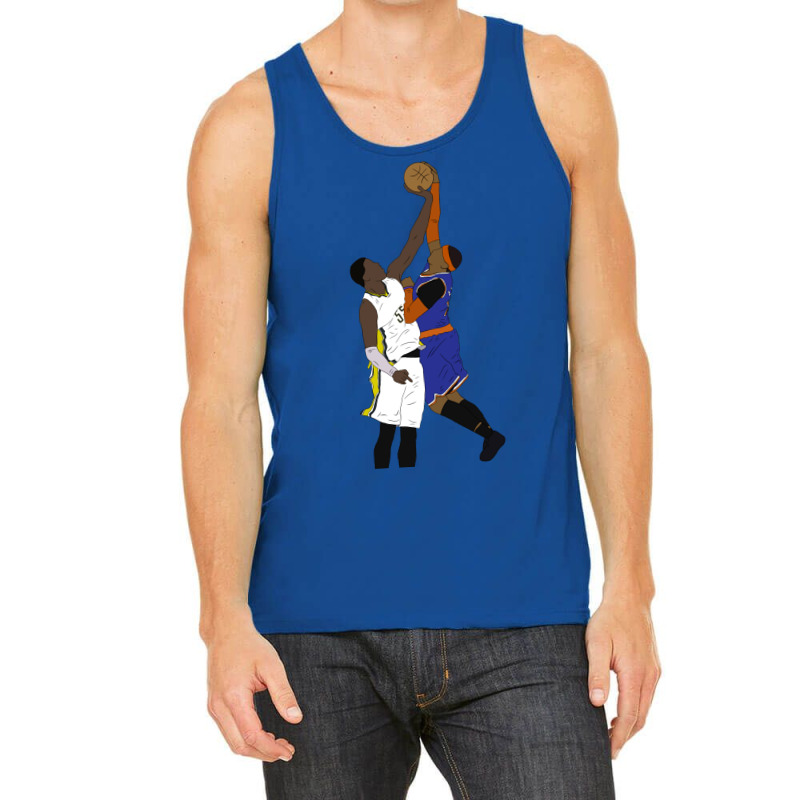 Roy Hibbert Blocks Carmelo Anthony Tank Top by alhajiyavanic | Artistshot