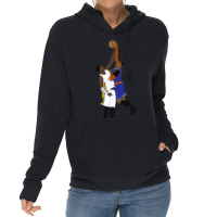 Roy Hibbert Blocks Carmelo Anthony Lightweight Hoodie | Artistshot