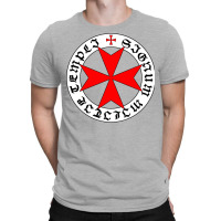 Knights Templar 12th Century Seal   Holy Grail   Templars   Crusades T-shirt | Artistshot