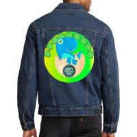 St Patricks Day Cute Dinosaur T  Shirtst Patricks Day Cute Dinosaur T Men Denim Jacket | Artistshot