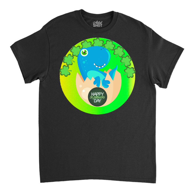 St Patricks Day Cute Dinosaur T  Shirtst Patricks Day Cute Dinosaur T Classic T-shirt | Artistshot