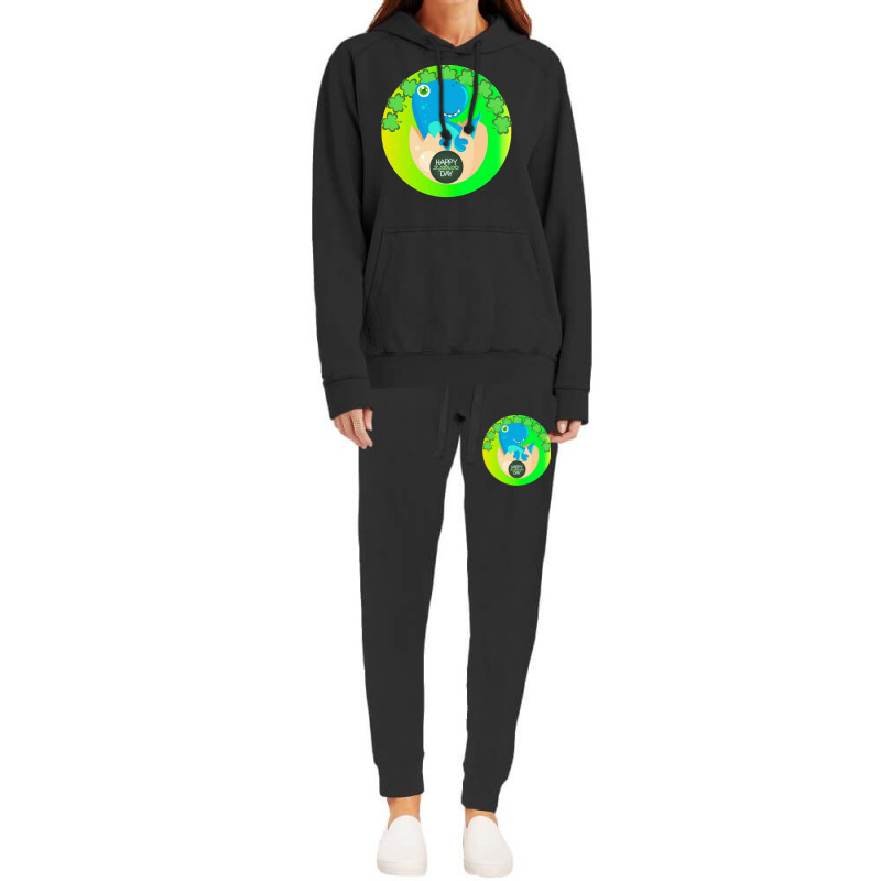 St Patricks Day Cute Dinosaur T  Shirtst Patricks Day Cute Dinosaur T Hoodie & Jogger Set | Artistshot