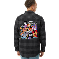 Tribute To Jay Ward Cartoons Rocky And Bullwinkle With Friends Flannel Shirt | Artistshot