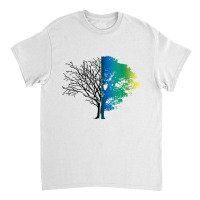 Womens Death & Life Winter & Summer Season   Dead & Live Tree V Neck T Classic T-shirt | Artistshot