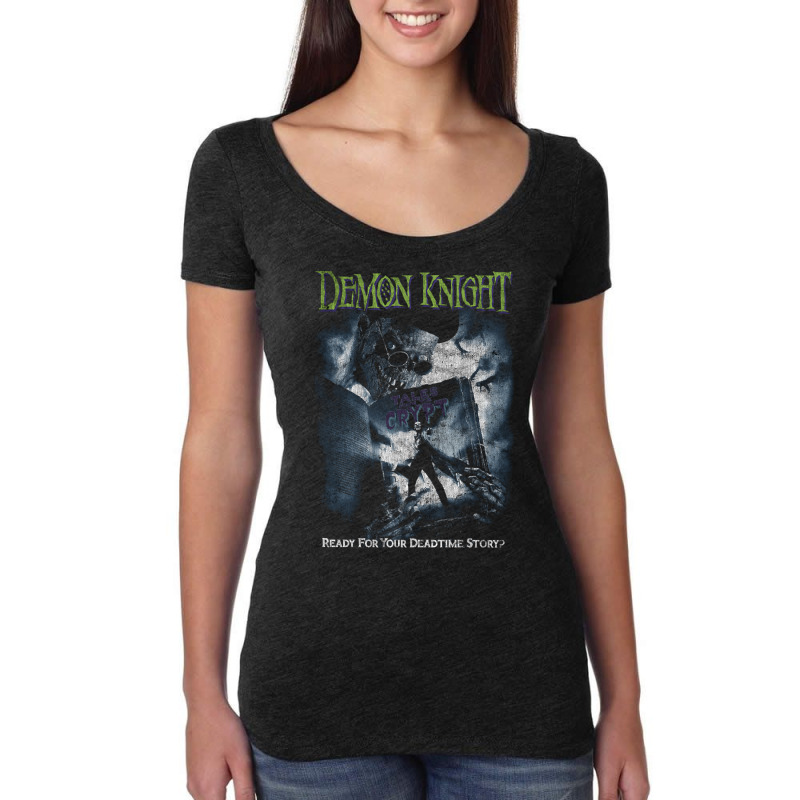 Hot Trend Demon Knight, Tales From The Crypt, Horror-rtwja Women's Triblend Scoop T-shirt | Artistshot