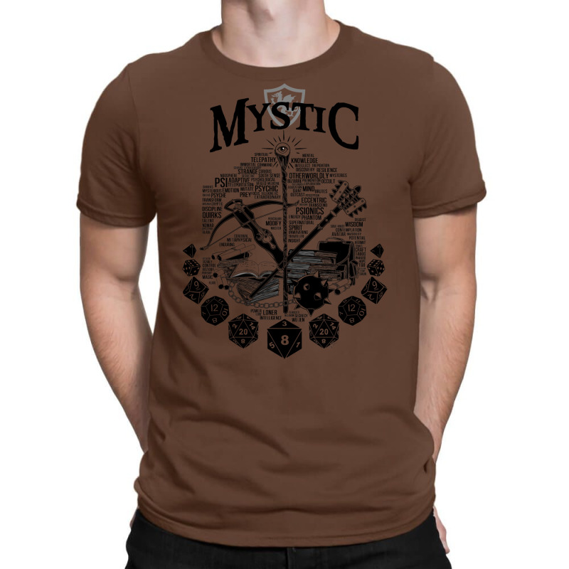 Rpg Class Series Mystic   Black Version T-Shirt by alhajiyavanic | Artistshot