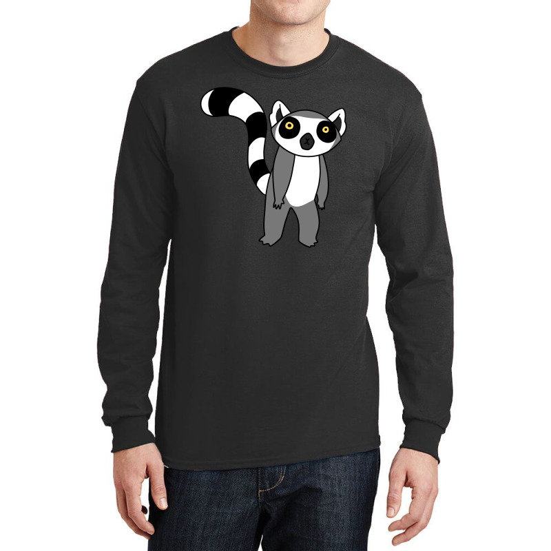 Ring Tailed Lemur Standing Long Sleeve Shirts | Artistshot