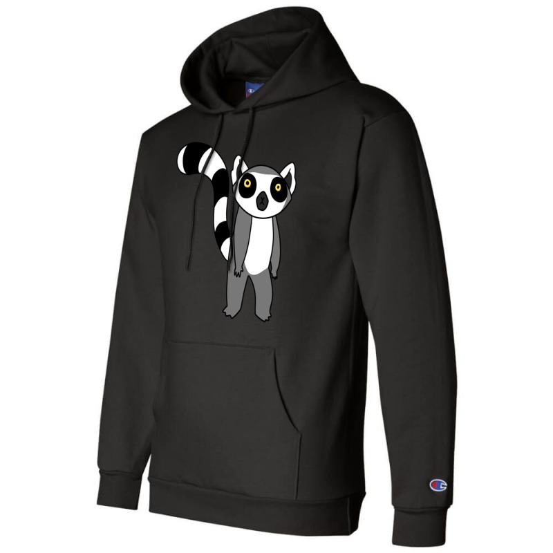 Ring Tailed Lemur Standing Champion Hoodie | Artistshot