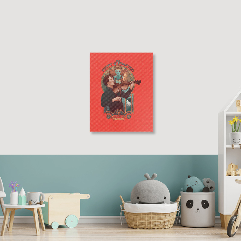 The Science Of Deduction Portrait Canvas Print | Artistshot