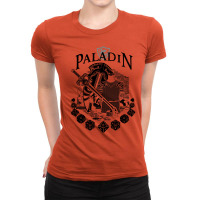 Rpg Class Series Paladin   Black Text Ladies Fitted T-shirt | Artistshot