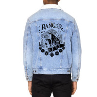 Rpg Class Series Ranger   Black Version Unisex Sherpa-lined Denim Jacket | Artistshot