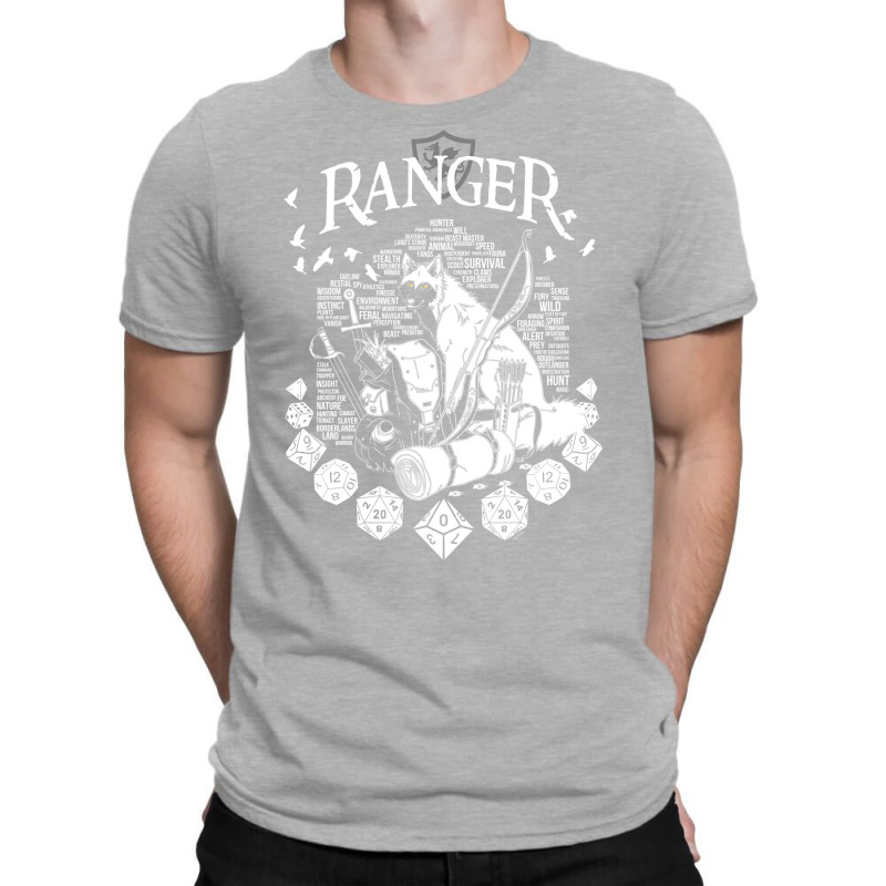 Rpg Class Series Ranger   White Version T-Shirt by alhajiyavanic | Artistshot