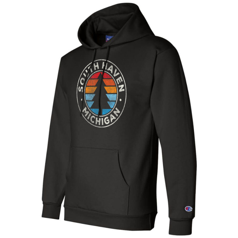 Trending South Haven Michigan Mi Vintage Retro 70s Champion Hoodie | Artistshot