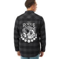 Rpg Class Series Rogue   White Version Flannel Shirt | Artistshot