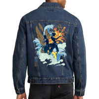 Two Avatars Men Denim Jacket | Artistshot