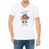 Infinity Train Chicken Choice Judy V-neck Tee | Artistshot