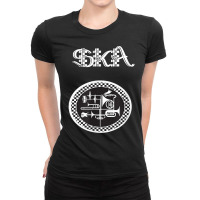 Ska Music Instruments T Shirt Ladies Fitted T-shirt | Artistshot