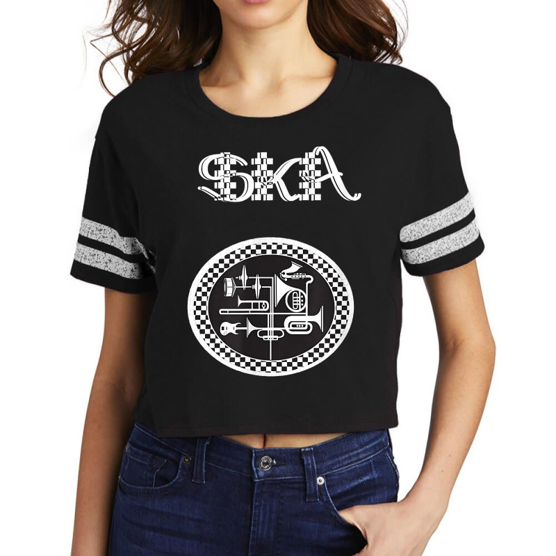 Ska Music Instruments T Shirt Scorecard Crop Tee by brict6eguo | Artistshot