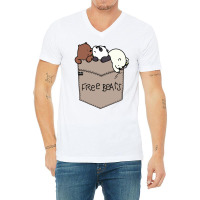 We Bare Bears Pouchie Shirt 1 V-neck Tee | Artistshot