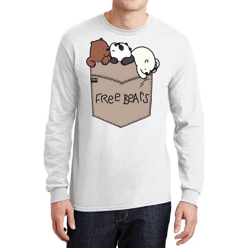 We Bare Bears Pouchie Shirt 1 Long Sleeve Shirts by gunadidropea | Artistshot