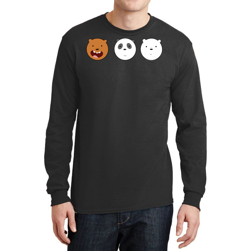 We Bare Bears Triple Circle Long Sleeve Shirts by gunadidropea | Artistshot