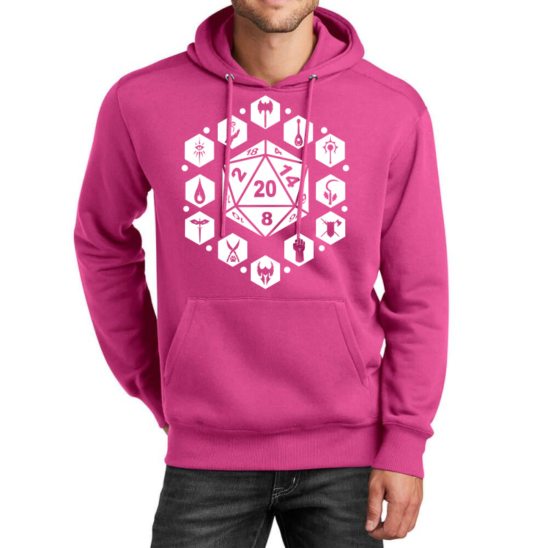 Rpg Classes   White Unisex Hoodie by alhajiyavanic | Artistshot