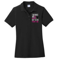 I Am Small And Sensitive But Also Fight Me Cat Knife T Shirt Ladies Polo Shirt | Artistshot