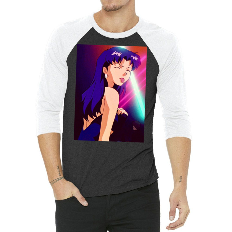 Trending Evangelion - Misato 3/4 Sleeve Shirt by Cormier Curtin | Artistshot