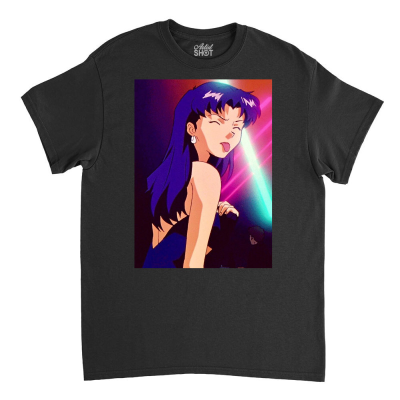 Trending Evangelion - Misato Classic T-shirt by Cormier Curtin | Artistshot