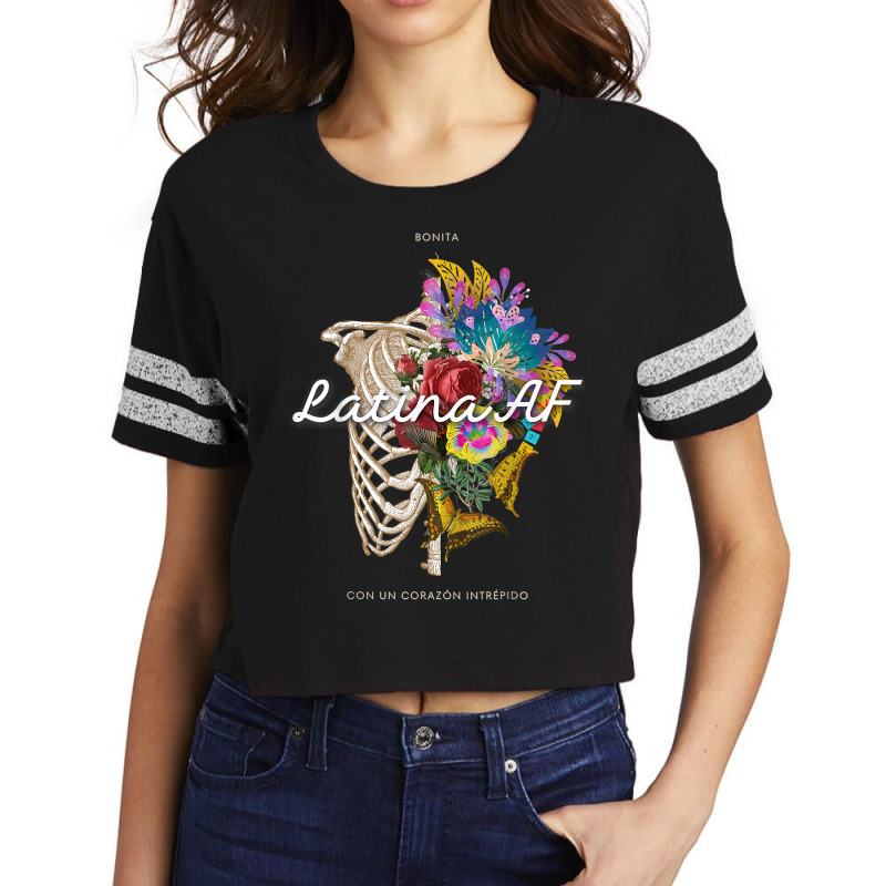 Latina Af T Shirt Scorecard Crop Tee by delredske | Artistshot