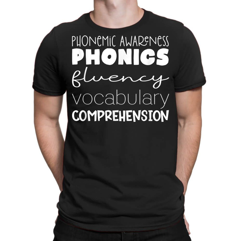 Phonemic Awareness Phonics Fluency Vocab Comprehension T Shirt T-shirt | Artistshot