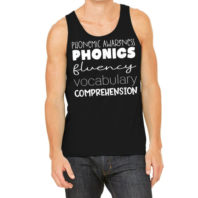 Phonemic Awareness Phonics Fluency Vocab Comprehension T Shirt Tank Top | Artistshot