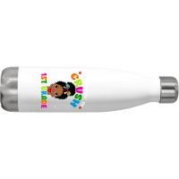 Limited Edition I'm Ready To Crush 1st Grade Cute Black Girl First Day Stainless Steel Water Bottle | Artistshot