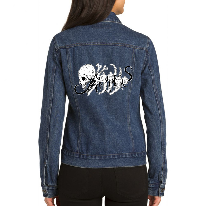 Limited Edition Bones (2) Ladies Denim Jacket by michealyoungerlk01 | Artistshot