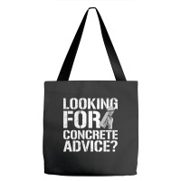 Looking For Concrete Advice Quote For A Concrete Finisher Long Sleeve Tote Bags | Artistshot