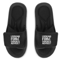 Looking For Concrete Advice Quote For A Concrete Finisher Long Sleeve Slide Sandal | Artistshot