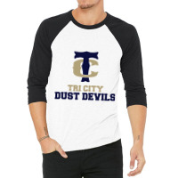 Tri City Dust Devils 3/4 Sleeve Shirt | Artistshot