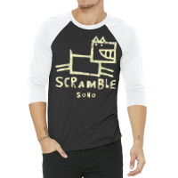 Scramble Soho Studio Cat Funny T Shirt 3/4 Sleeve Shirt | Artistshot